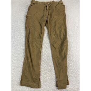 Thorogood‎ Pants Mens Large Brown Workwear Utility Elastic Waist Drawstring
